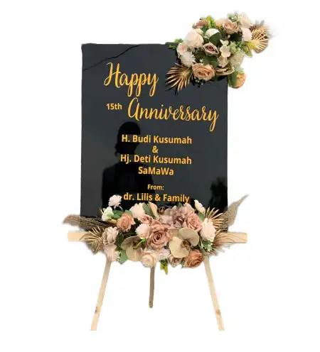 Papan Bunga Akrilik Loning