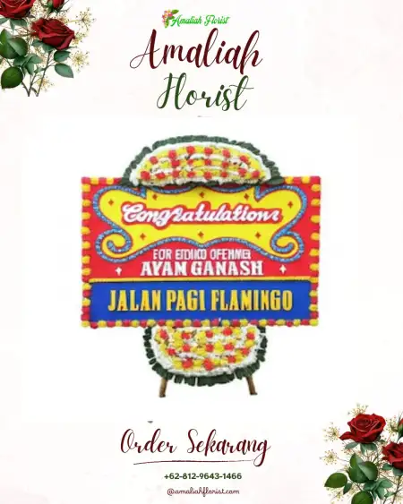 Sewa Papan Bunga Loning